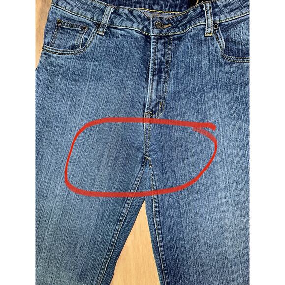 Lawman Womens Jeans Size 11/12 (29x31) Bootcut Medium Wash Vintage Hong Kong - Picture 12 of 12